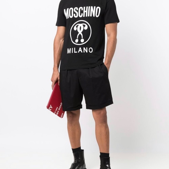 Moschino Milano double question mark t-shirt NEW - Picture 5 of 8